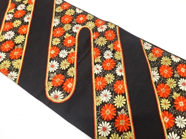 Japanese Kimono / Antique / Fukuro Obi Silk